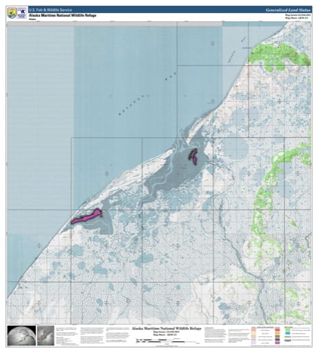 Map sheet AKM-131 for the Alaska Maritime National Wildlife Refuge (NWR) in Alaska. Published by U.S. Fish and Wildlife Service (USFWS).