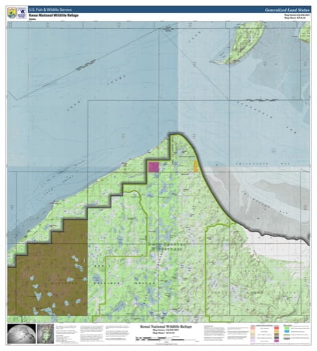 Map sheet KAN-02 for the Kenai National Wildlife Refuge (NWR) in Alaska. Published by U.S. Fish and Wildlife Service (USFWS).