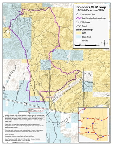 Arizona OHV Trail Maps