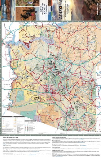 map of Arizona State - Arizona Tourism Map