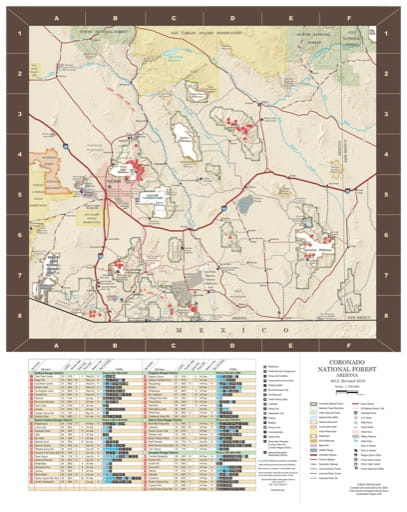 map of Coronado - Pocket Guide 2018