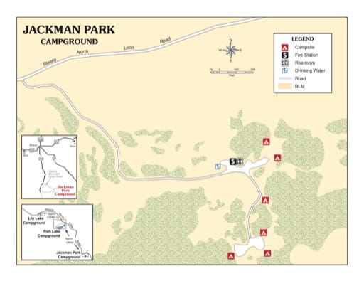 map of Jackman Park - Campground Map