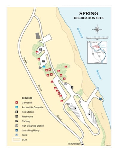 map of Spring - Recreation Map