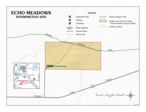 map of Echo Meadows