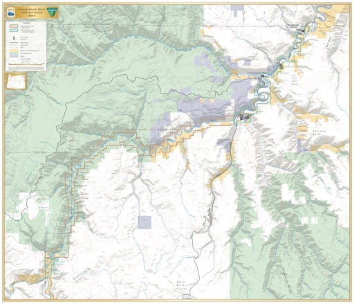 map of Grande Ronde River - Visitor Map