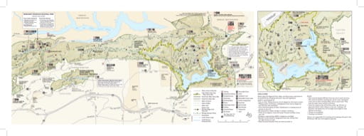 Trails Map of Anthony Chabot Regional Park part of the East Bay Regional Park District in California. Published by the East Bay Regional Park District.