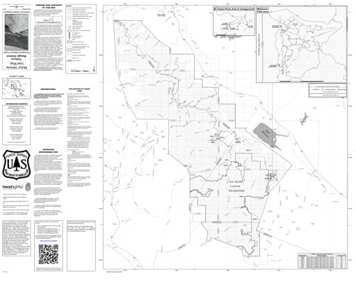 map of Cleveland MVUM - Trabuco 2017