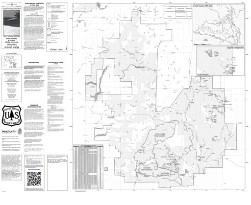 map of Cleveland MVUM - Descanso 2017