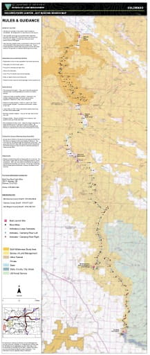 map of Dolores River Canyon - 2017 Boating Season Map