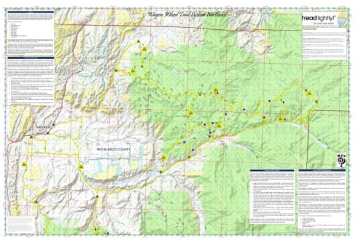 map of White River - Wagon Wheel Trails Northeast