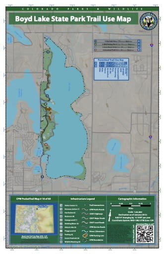 map of Boyd Lake - Trail System (#16)