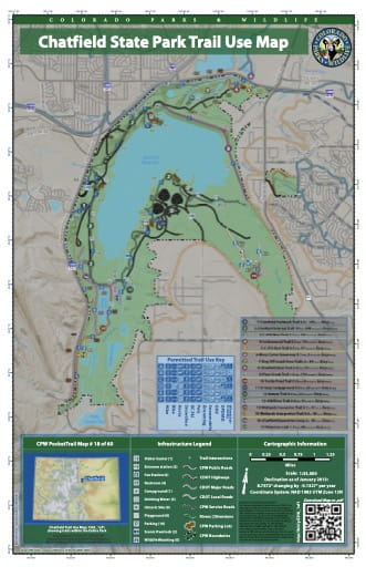 map of Chatfield - Trail System (#18)