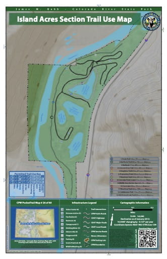 map of James M. Robb - Colorado River - Island Acres Section (#26)