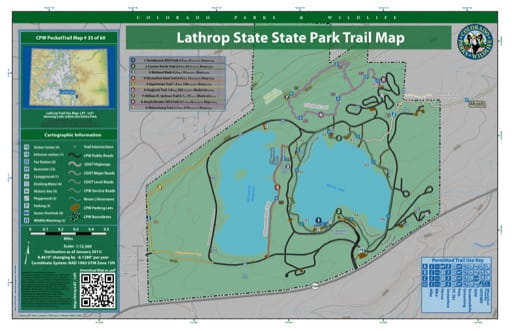 map of Lathrop - Trail System (#35)