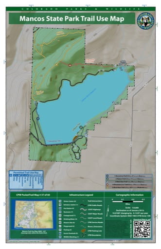 map of Mancos - Trail System (#37)