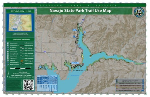 map of Navajo - Trail System (#39)