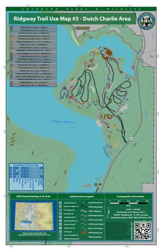 map of Ridgway - Dutch Charlie Area (#45)