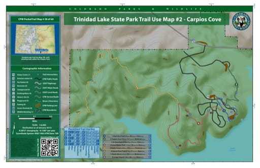 map of Trinidad Lake - Carpios Cove (#58)