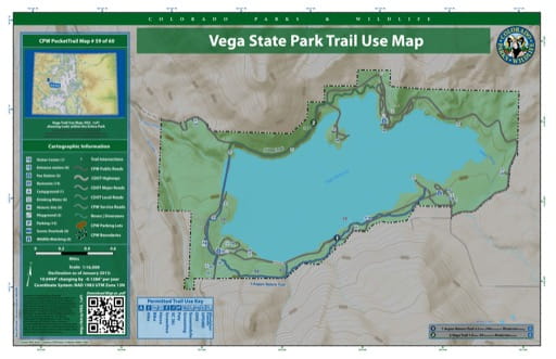 map of Vega - Trail System (#59)
