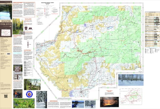 map of Grand Mesa - Grand Valley 2015