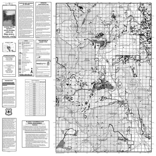 map of San Isabel MVTM - Leadville 2019