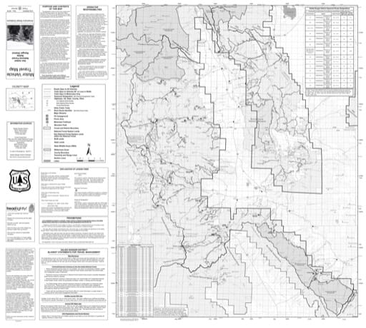 map of San Isabel MVTM - Salida 2018