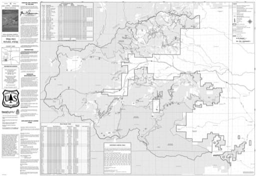 map of Arapaho MVUM - Clear Creek 2013