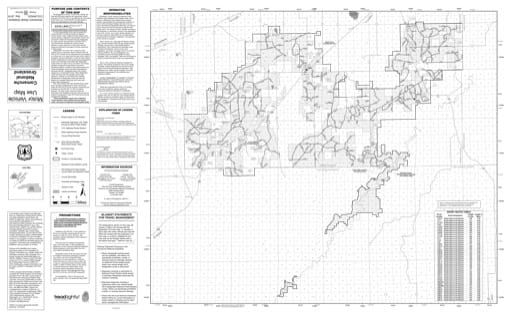 map of Comanche MVUM - Front 2019