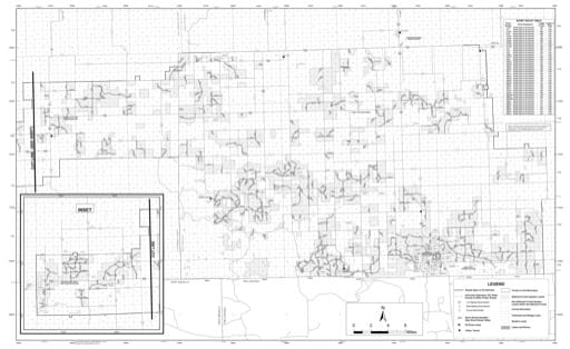 map of Comanche MVUM - Back 2019
