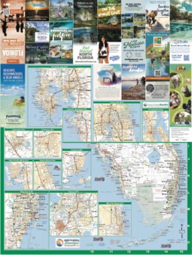 map of Florida State - Highway Map 2017 South