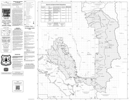 Caribou Targhee MVUM Teton Basin 2022