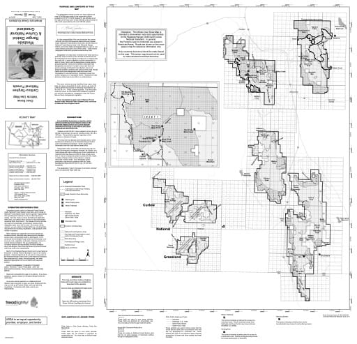 Over Snow Vehicle Use Map (OSVUM) of Westside in Caribou-Targhee National Forest (NF) in Idaho. Published by the U.S. Forest Service (USFS).