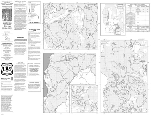 Motor Vehicle Use Map (MVUM) of the Kaniksu Zone (Front) of Idaho Panhandle Flathead National Forest (NF) in Idaho. Published by the U.S. Forest Service (USFS).