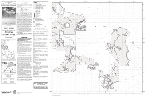 Motor Vehicle Use Map (MVUM) of Deary-Elk River in Nez Perce-Clearwater National Forest (NF) in Idaho. Published by the U.S. Forest Service (USFS).