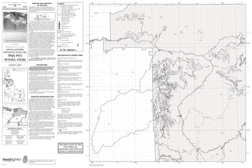 Motor Vehicle Use Map (MVUM) of Isabella-Sheep Mountain in Nez Perce-Clearwater National Forest (NF) in Idaho. Published by the U.S. Forest Service (USFS).