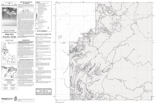 Motor Vehicle Use Map (MVUM) of Pierce-Hemlock Butte in Nez Perce-Clearwater National Forest (NF) in Idaho. Published by the U.S. Forest Service (USFS).