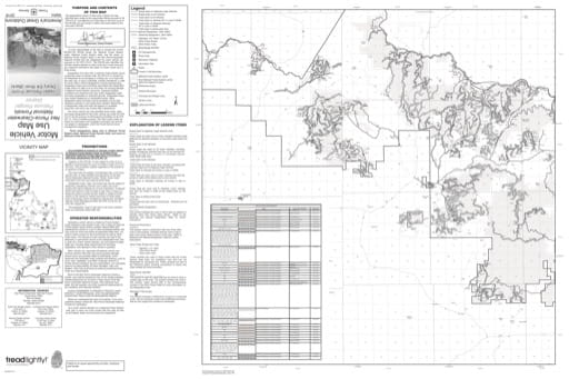 Motor Vehicle Use Map (MVUM) of Upper Palouse in Nez Perce-Clearwater National Forest (NF) in Idaho. Published by the U.S. Forest Service (USFS).