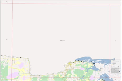 Recreation Basemap of International Falls in Minnesota. Published by the Minnesota Department of Natural Resources (MNDNR).