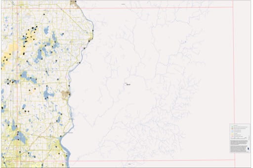 Recreation Basemap of Stillwater in Minnesota. Published by the Minnesota Department of Natural Resources (MNDNR).