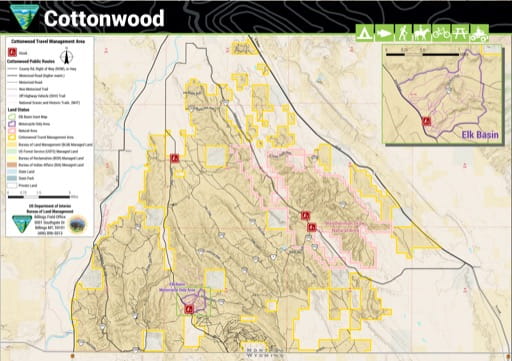 map of undefined - Cottonwood