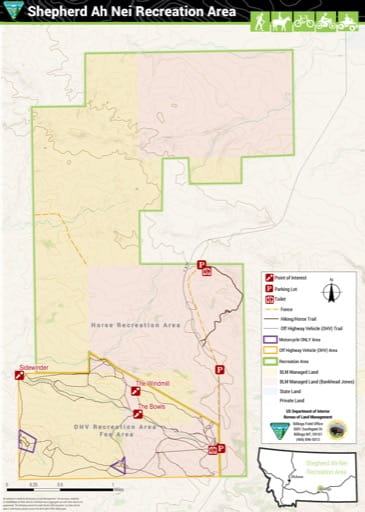 map of Shepherd Ah Nei - Recreation Map