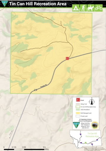 map of Tin Can Hill