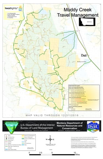 map of Muddy Creek - Travel Map