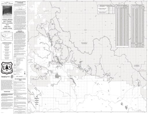 Motor Vehicle Use Map (MVUM) of Seeley Ranger District in Lolo National Forest (NF) in Montana. published by the U.S. Forest Service (USFS).