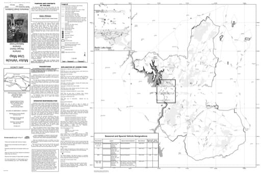 Motor Vehicle Use Map (MVUM) of Uwharrie Ranger District in Uwharrie National Forest (NF) in North Carolina. Published by the U.S. Forest Service (USFS).