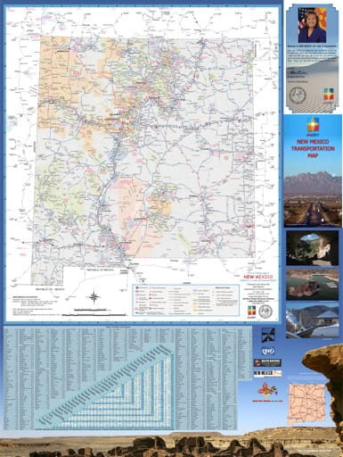 map of New Mexico - New Mexico State Map