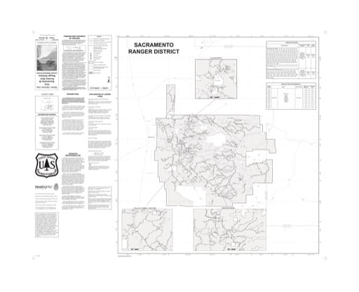 map of Lincoln MVUM - Sacramento 2014