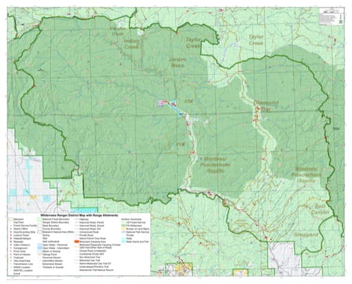 Gila National Forest Trail Map Gila Cliff Dwellings National Monument