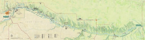 Official Visitor Map of Niobrara National Scenic River (NSR) in Nebraska. Published by the National Park Service (NPS).