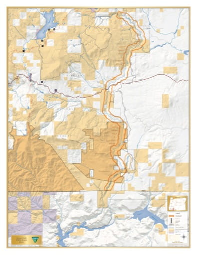 map of Jenny Creek - Visitor Map